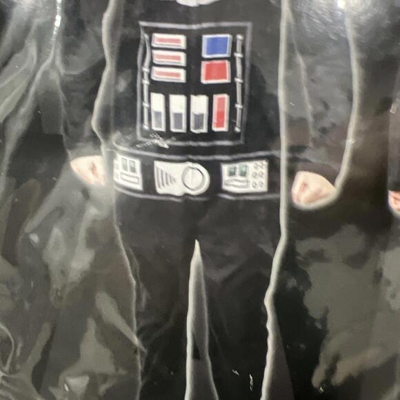 NEW ADULT Star Wars Disney Darth Vader Black 1-piece Halloween Costume Men Small - Picture 5 of 9